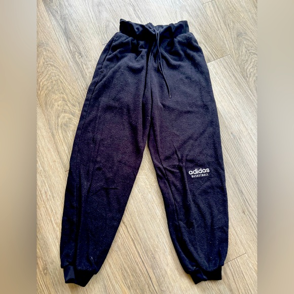 Adidas Basketball Fleece Joggers - Picture 1 of 5